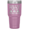 Funny Pickleball Tumbler Tears Of The People I Beat In Pickleball Laser Etched 30oz Stainless Steel