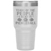 Funny Pickleball Tumbler Tears Of The People I Beat In Pickleball Laser Etched 30oz Stainless Steel
