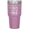 Funny Poker Tumbler Gift Tears Of The People I Beat In Poker Laser Etched 30oz Stainless Steel Tumbler