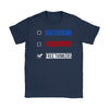 Funny Political Shirt Democrats Republicans Free Thinkers Gildan Womens T-Shirt