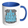 Funny Political Trump Mug A Very Stable Genius White 11oz Accent Coffee Mugs