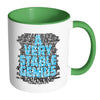 Funny Political Trump Mug A Very Stable Genius White 11oz Accent Coffee Mugs