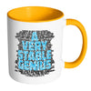 Funny Political Trump Mug A Very Stable Genius White 11oz Accent Coffee Mugs