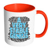 Funny Political Trump Mug A Very Stable Genius White 11oz Accent Coffee Mugs