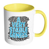 Funny Political Trump Mug A Very Stable Genius White 11oz Accent Coffee Mugs