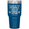 Funny Powerlifter Tumbler Tears Of The People I Beat In Powerlifting 30oz Stainless Steel Tumbler Laser Etched