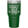 Funny Powerlifter Tumbler Tears Of The People I Beat In Powerlifting 30oz Stainless Steel Tumbler Laser Etched
