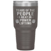 Funny Powerlifter Tumbler Tears Of The People I Beat In Powerlifting 30oz Stainless Steel Tumbler Laser Etched