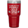 Funny Powerlifter Tumbler Tears Of The People I Beat In Powerlifting 30oz Stainless Steel Tumbler Laser Etched