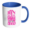 Funny RN Mug Nurse Making Doctors Look Good White 11oz Accent Coffee Mugs