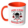 Funny Scouts Mug A Post Apocalyptic Survival Skill White 11oz Accent Coffee Mugs