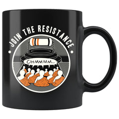 Funny Tibet Science Physics Mug Join The Resistance Ohmmm 11oz Black Coffee Mugs