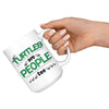 Funny Turtles Mug Turtles Are People Too 15oz White Coffee Mugs