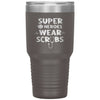 Inspiring Nurse Doctor Tumbler Super Heroes Wear Scrubs Laser Etched 30oz Stainless Steel Tumbler