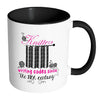 Knitting Mug Knitters Writing Codes Since White 11oz Accent Coffee Mugs