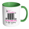Knitting Mug Knitters Writing Codes Since White 11oz Accent Coffee Mugs
