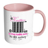 Knitting Mug Knitters Writing Codes Since White 11oz Accent Coffee Mugs