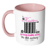 Knitting Mug Knitters Writing Codes Since White 11oz Accent Coffee Mugs