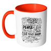 Maya Angelou Quote Mug People Will Forget White 11oz Accent Coffee Mugs