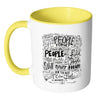 Maya Angelou Quote Mug People Will Forget White 11oz Accent Coffee Mugs