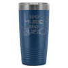 Musician Guitar Travel Mug No Music No Life 20oz Stainless Steel Tumbler