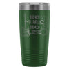 Musician Guitar Travel Mug No Music No Life 20oz Stainless Steel Tumbler