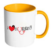 Nurse Mug I Heart Nursing White 11oz Accent Coffee Mugs
