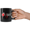 Nurse Mug I Love Nursing 11oz Black Coffee Mugs