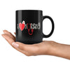 Nurse Mug I Love Nursing 11oz Black Coffee Mugs