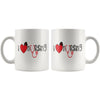 Nurse Mug I Love Nursing 11oz White Coffee Mugs