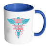 Nurse Mug Save One Life Youre Hero Save 100 Lives White 11oz Accent Coffee Mugs