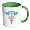 Nurse Mug Save One Life Youre Hero Save 100 Lives White 11oz Accent Coffee Mugs