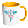 Nurse Mug Save One Life Youre Hero Save 100 Lives White 11oz Accent Coffee Mugs
