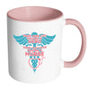 Nurse Mug Save One Life Youre Hero Save 100 Lives White 11oz Accent Coffee Mugs