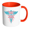 Nurse Mug Save One Life Youre Hero Save 100 Lives White 11oz Accent Coffee Mugs