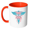 Nurse Mug Save One Life Youre Hero Save 100 Lives White 11oz Accent Coffee Mugs