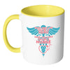 Nurse Mug Save One Life Youre Hero Save 100 Lives White 11oz Accent Coffee Mugs