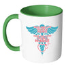 Nurse Mug Save One Life Youre Hero Save 100 Lives White 11oz Accent Coffee Mugs