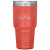 Nurse Tumbler RN Registered Nurse Heart Laser Etched 30oz Stainless Steel Tumbler