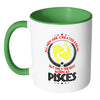 Pisces Zodiac Mug All Men Are Created Equal But White 11oz Accent Coffee Mugs