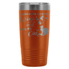 Travel Mug Just Want To Drink Wine And Pet My Cat 20oz Stainless Steel Tumbler
