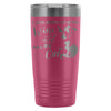 Travel Mug Just Want To Drink Wine And Pet My Cat 20oz Stainless Steel Tumbler