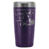 Travel Mug Just Want To Drink Wine And Pet My Cat 20oz Stainless Steel Tumbler