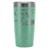 Travel Mug Just Want To Drink Wine And Pet My Cat 20oz Stainless Steel Tumbler