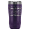 Travel Mug Just Want To Go Camping Drink Wine And 20oz Stainless Steel Tumbler