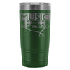 Travel Mug Music Is My Boyfriend 20oz Stainless Steel Tumbler