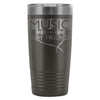 Travel Mug Music Is My Boyfriend 20oz Stainless Steel Tumbler