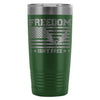 USA Flag Patriot Travel Mug Freedom Isnt Free 20oz Stainless Steel Tumbler