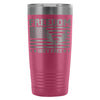 USA Flag Patriot Travel Mug Freedom Isnt Free 20oz Stainless Steel Tumbler