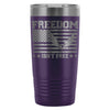 USA Flag Patriot Travel Mug Freedom Isnt Free 20oz Stainless Steel Tumbler